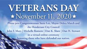 Veterans Day on November 11, 2020